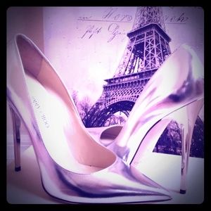 Jimmy Choo Mirror Leather Shoes